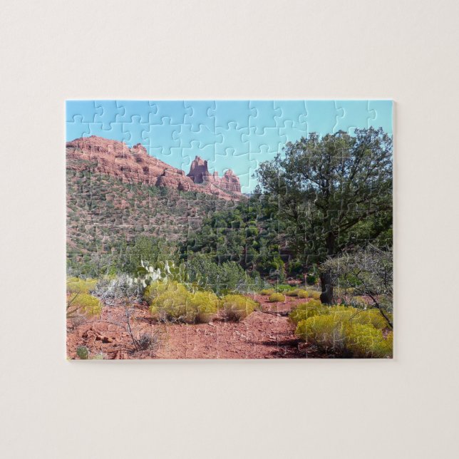 Puzzle Rochers rouges et Cactus II à Sedona Arizona (Horizontal)