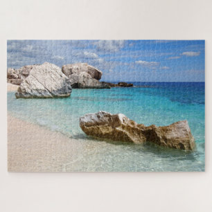 Puzzle Roches à la plage de Cala Mariolu, Sardaigne