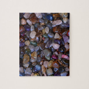 Puzzle Roches polies colorées