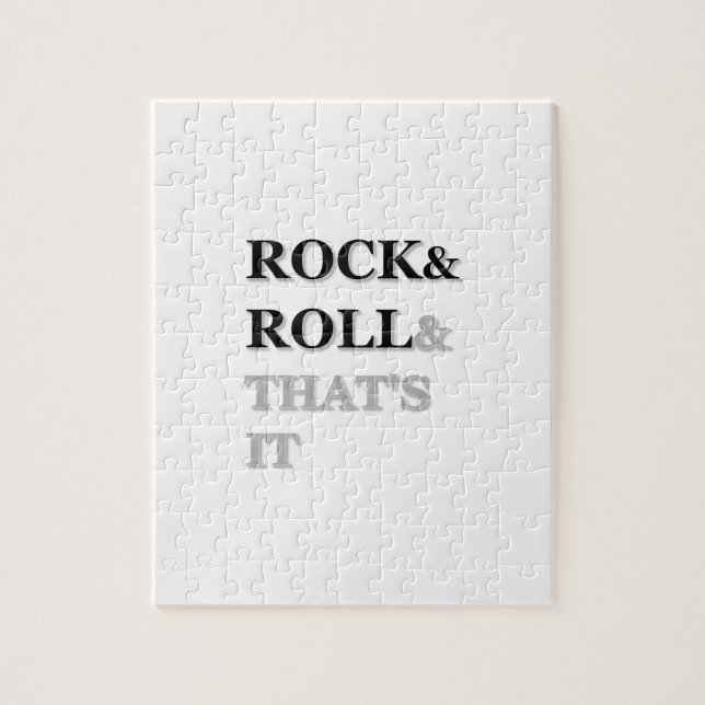 Puzzle Rock and Roll Et c'est tout (Vertical)