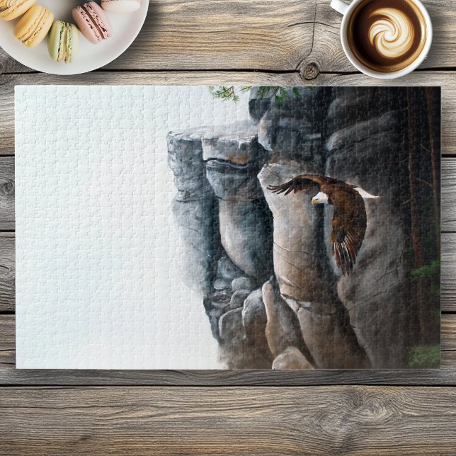 Puzzle Rocks de vol de Bald Eagle (Créateur téléchargé)