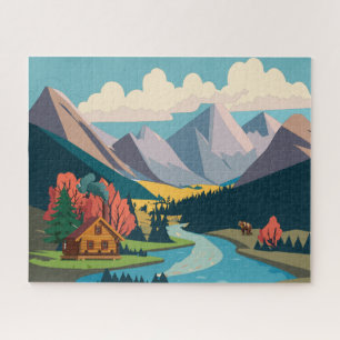 Puzzle Rocky Mountain Valley Wildlife