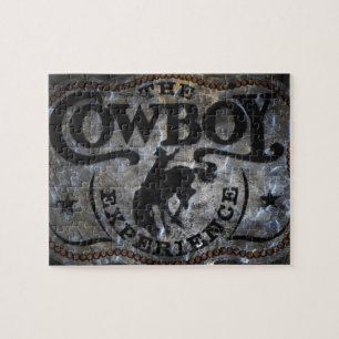 Puzzle Rodéo primitif de cowboy de cheval de pays