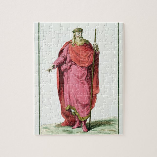 Puzzle Roi de Clovis I (481-511) des contreseings de (Vertical)