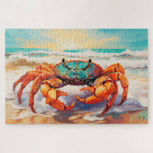 🐙 Roi de la Côte : Le puissant crabe