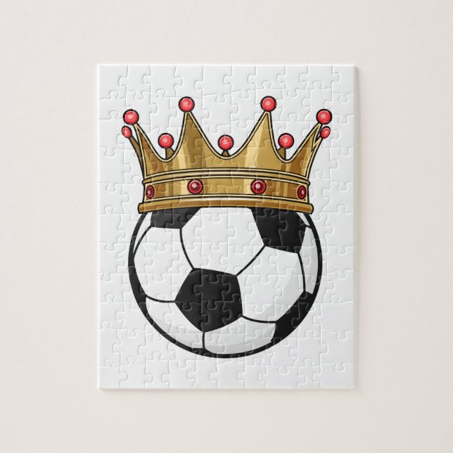 Puzzle Roi de la Couronne de football (Vertical)