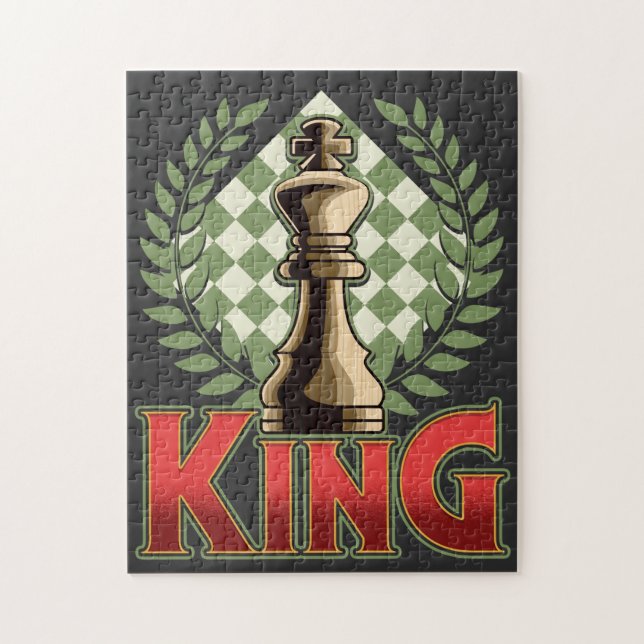 Puzzle roi des échecs (Vertical)