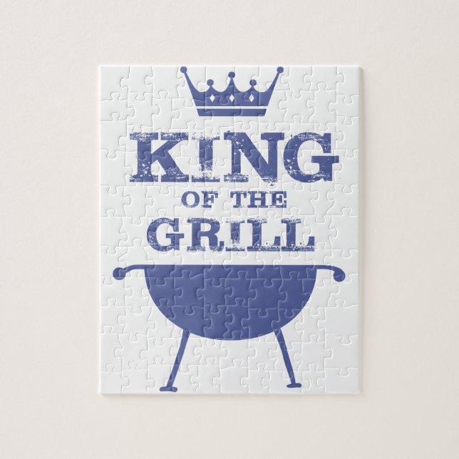 Puzzle Roi Du Grill, Bleu (Vertical)