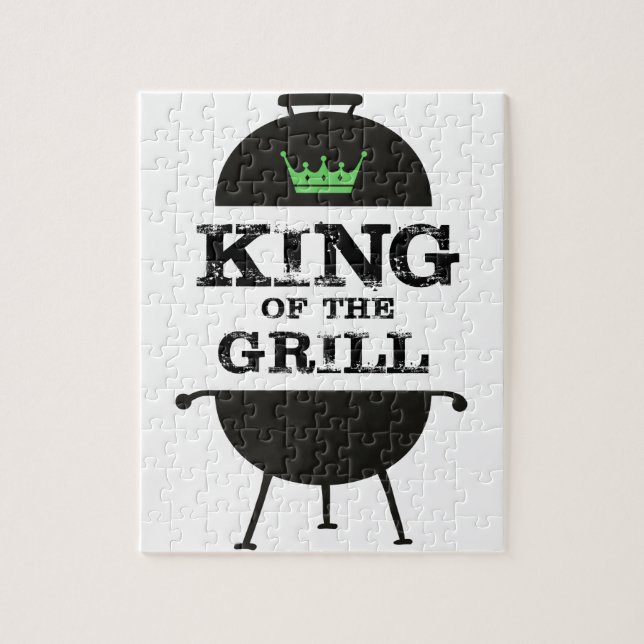 Puzzle Roi Du Grill, Couronne Verte Noire (Vertical)
