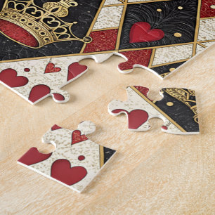 Puzzle Roi & Reine de Cœur