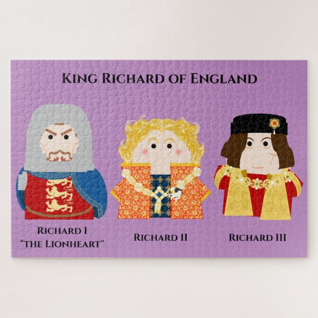 Puzzle Roi Richard d'Angleterre (Horizontal)