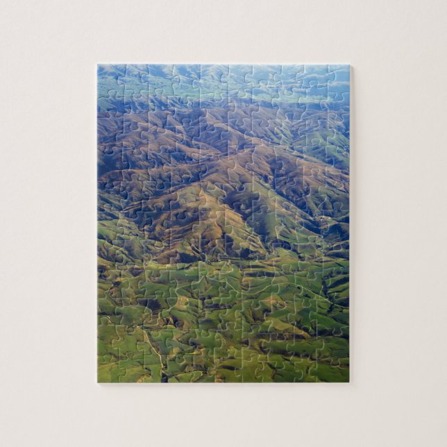Puzzle Rolling Hills dans la région de Southland de la (Vertical)