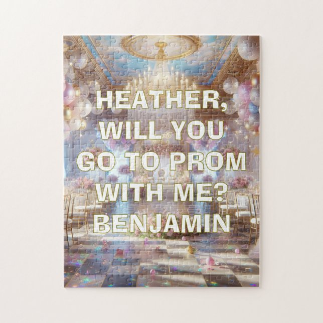Puzzle Romantic Promposal | Go to Prom with Me (Vertical)