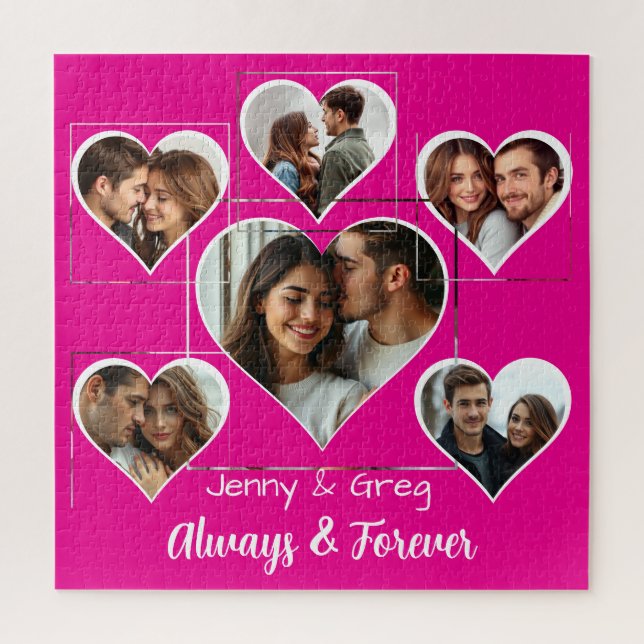 Puzzle romantique à six Modèles photo (Vertical)