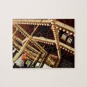 Puzzle Rooster de carrousel vintage
