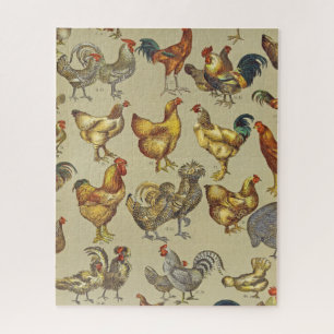 Puzzle Rooster Poulet de la ferme Pays Animal