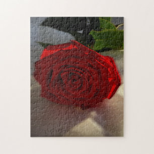 Puzzle rose à crépuscule