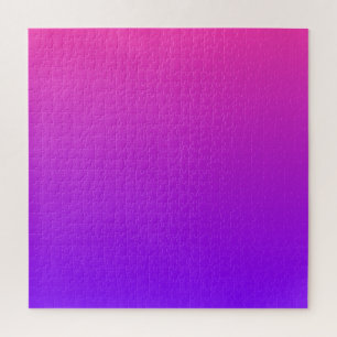 Puzzle Rose à violet   Ombre moderne de dégradé de couleu