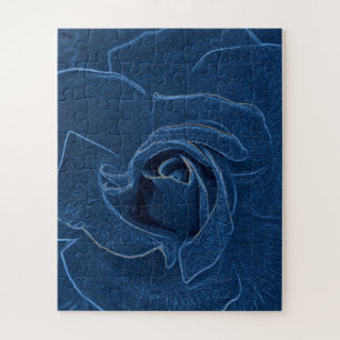 Puzzle rose bleu velouté
