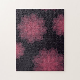 Puzzle Rose, cool, tendance, abstraction de fleurs modern