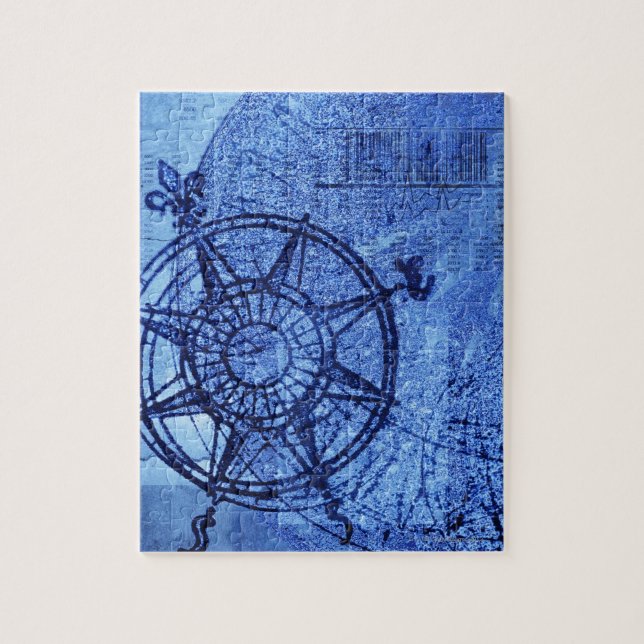 Puzzle Rose de compas antique (Vertical)