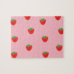 Puzzle Rose de fraises