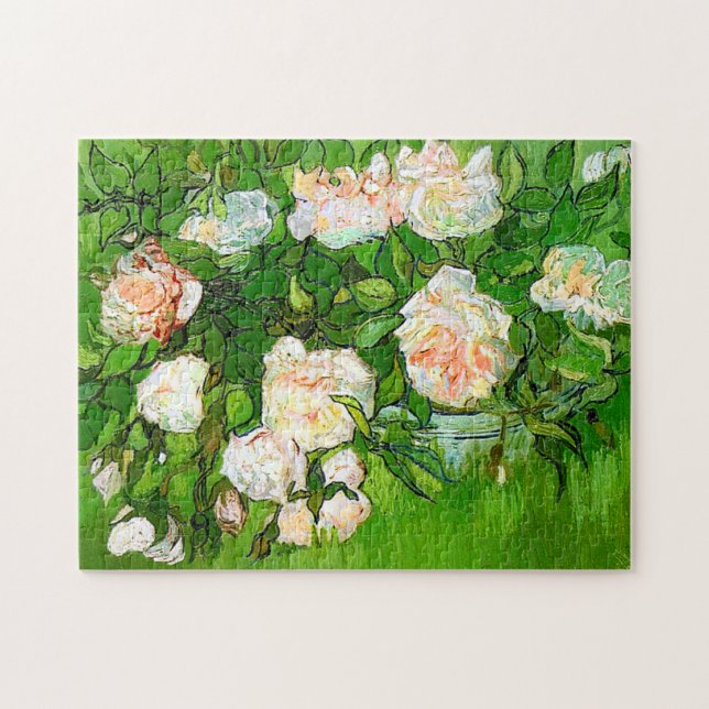 Puzzle rose de roses de Van Gogh (Horizontal)