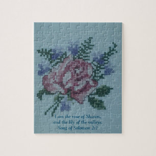 Puzzle Rose de Sharon