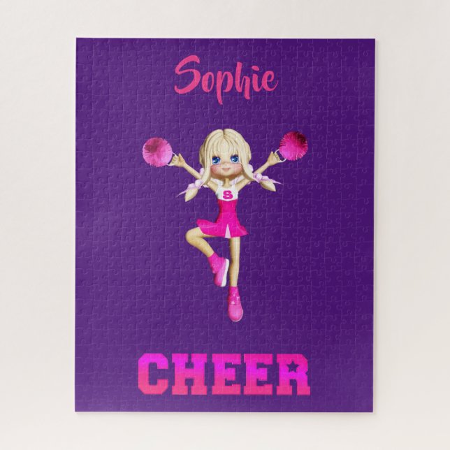 Puzzle rose et pourpre (Vertical)