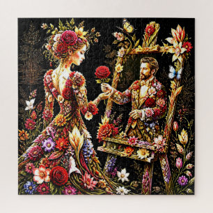 Puzzle Rose Fantastique