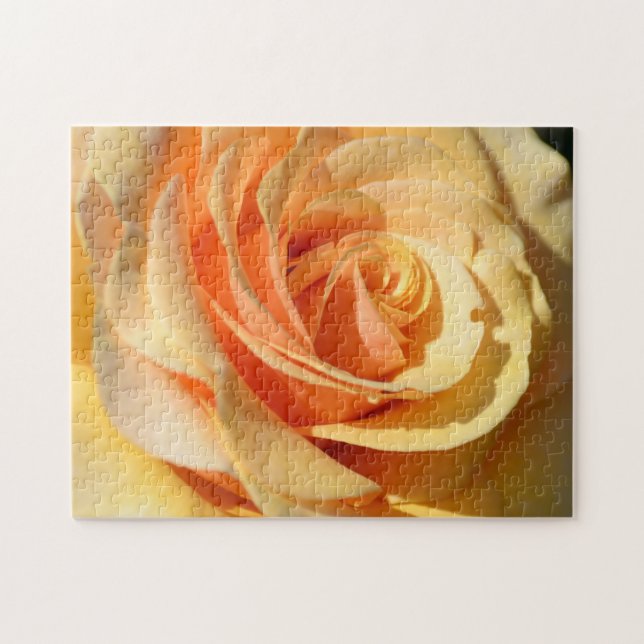 Puzzle Rose jaune pâle (Horizontal)