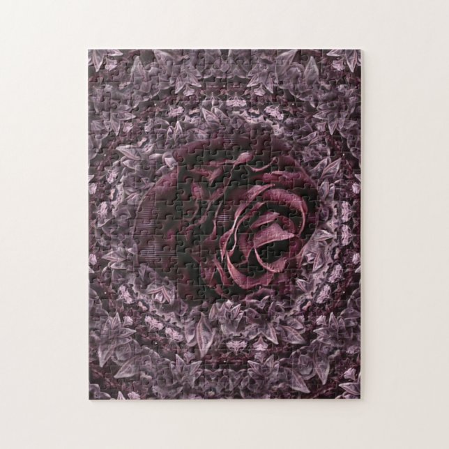 Puzzle Rose Mandala  (Vertical)