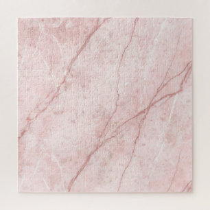 Puzzle Rose Marbre Bio Rouge Poussiéreux Blush