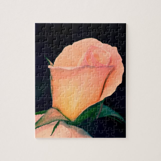 Puzzle Rose Orange Lomo (Vertical)