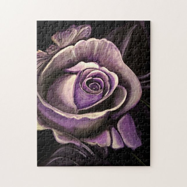 Puzzle Rose pourpre (Vertical)