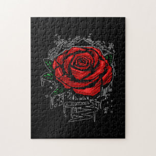 Puzzle Rose robuste