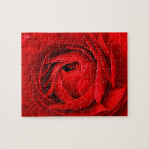 PUZZLE ROSE ROUGE