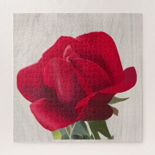 Puzzle Rose rouge - Rose rouge