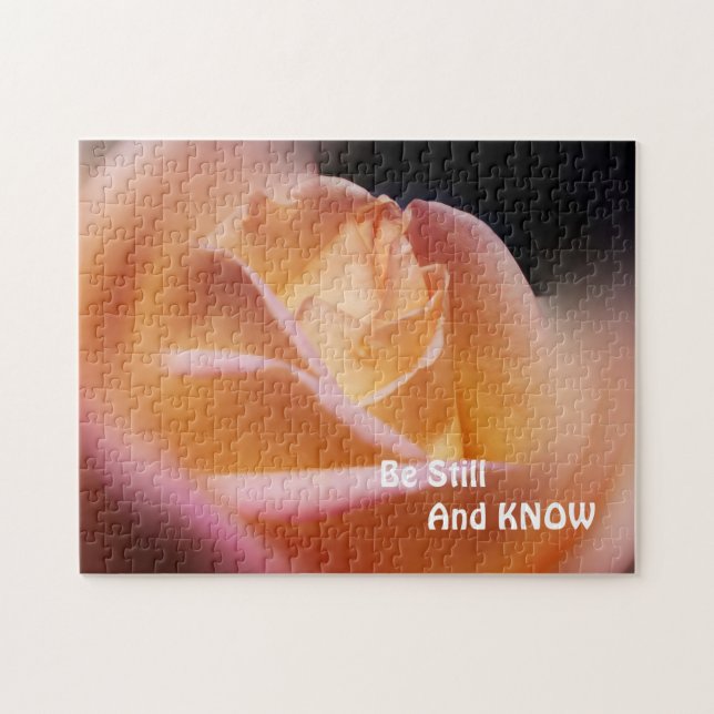 Puzzle Rose Soyez Toujours Inspirant Citation (Horizontal)