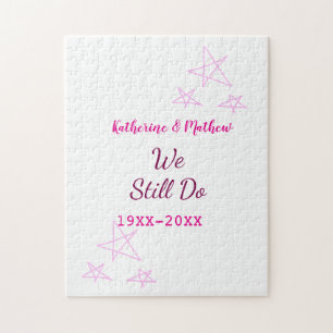 Puzzle Rose stars Vow renouvellement anniversaire mariage