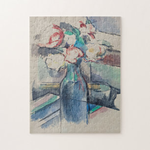 Puzzle Roses dans une bouteille par Paul Cezanne