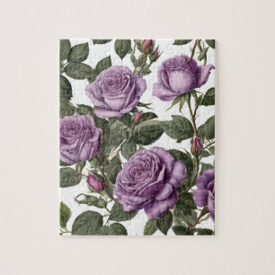 Puzzle Roses de Rose pourpre,