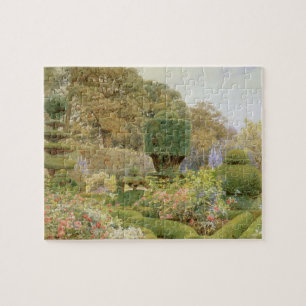Puzzle Roses et Œillets d'Elgood, Jardin Anglais Vintage