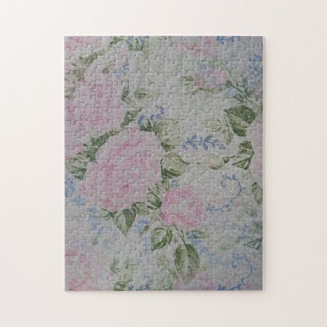 Puzzle Roses floraux roses Vintages (Vertical)