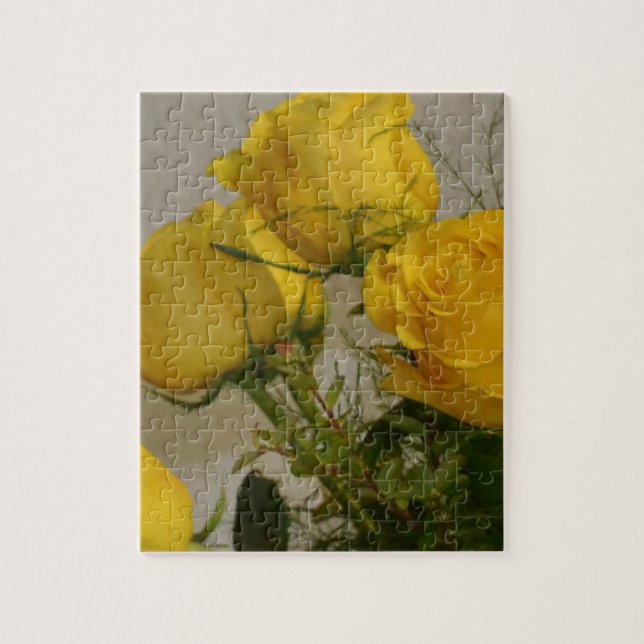 Puzzle Roses jaunes (Vertical)