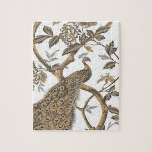 Puzzle Roses Peacock Et Blanches