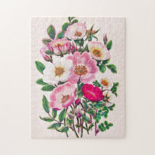 Puzzle Roses sauvages