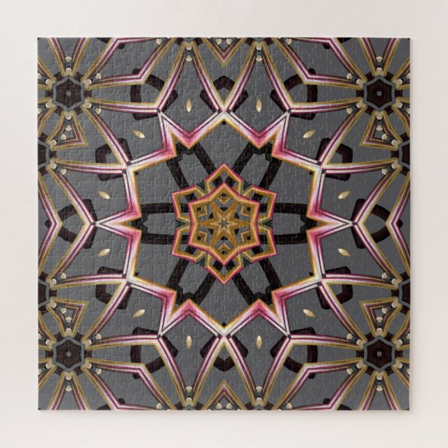 Puzzle Rosette Dorée (Vertical)