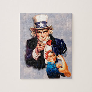 Puzzle Rosie le design Riveter & Uncle Sam