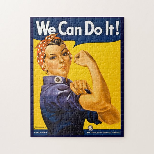 Puzzle Rosie le rivoir nous pouvons le faire vintage (Vertical)